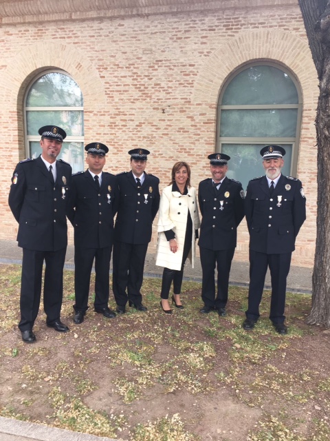 Cinco policías locales de Guadalajara reciben la Medalla a la Permanencia