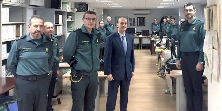 La criminalidad desciende un 32% en Guadalajara en zona de Guardia Civil durante el mes de enero