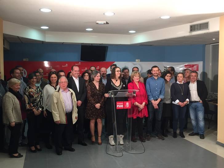 Militantes socialistas de Guadalajara con Susana Díaz