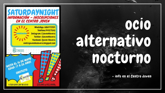 Arranca en Alovera el Programa de Ocio Alternativo Nocturno para jóvenes de 17 a 26 años
