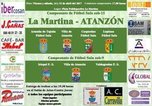 Seis pueblos participar&#225;n en el V Campeonato de Futbol-Sala La Martina de Atanz&#243;n