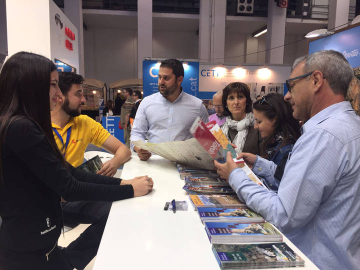 Excelente promoción de la oferta turística de la provincia de Guadalajara en la Feria B-Travel de Barcelona