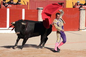 Fandiño y Perera se llevan del Coso de Las Cruces de Guadalajara una oreja cada uno