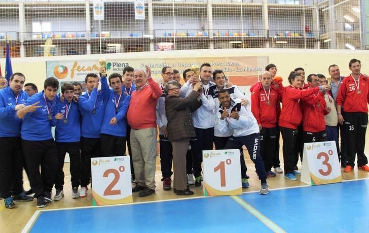 La Junta felicita a los participantes del campeonato regional de Fútbol Sala para personas con discapacidad intelectual