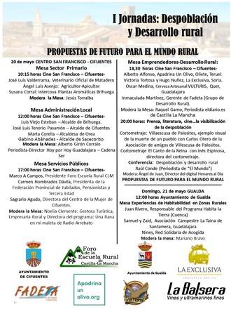 I Jornadas sobre Despoblación y Desarrollo Rural en Cifuentes y Gualda