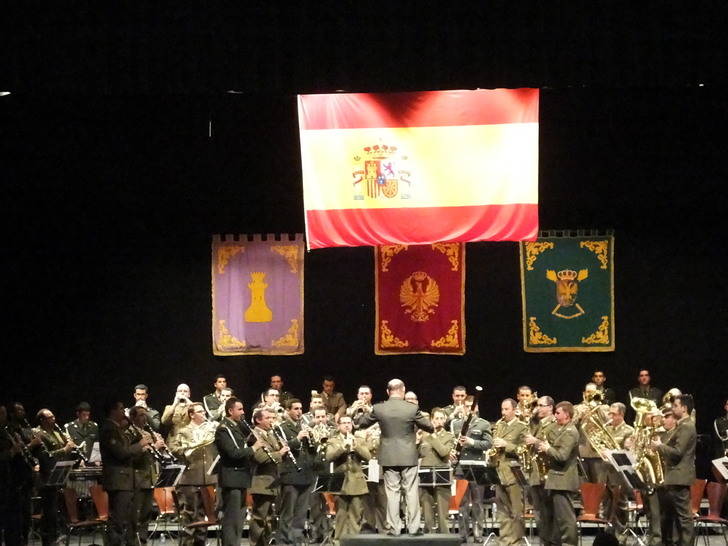 Música militar INMEMORIAL DEL REY Nº 1 en el TABV