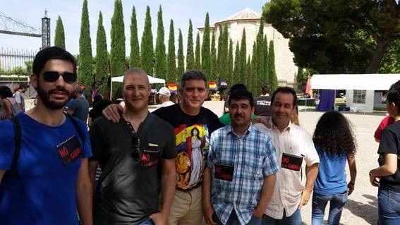 Presencia Federal y Regional de IU en el Acto Contra la Guerra en Guadalajara