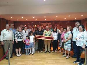 Alovera rinde homenaje a Isidoro Ocaña Sanz Sorín junto a su familia