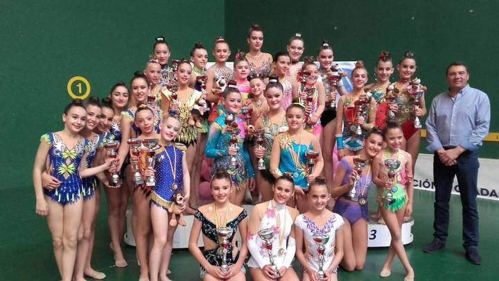 Celebrada en el San José la V Fase del Circuito Provincial de Rítmica de 2017