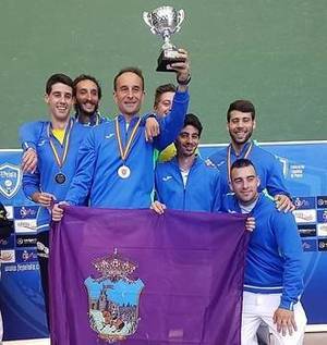 El Diocesano Central Óptica, campeón de España de frontenis