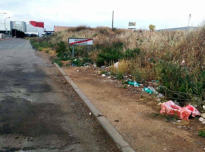 IU-Ahora denuncia el lamentable estado de los polígonos de Azuqueca de Henares
