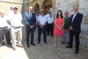 El presidente de la Diputación de Guadalajara participa en las fiestas de Gajanejos