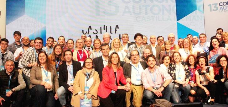 Cospedal, reelegida presidenta del PP de CLM con el 96,12% de los votos nombra a Robisco, portavoz regional el partido