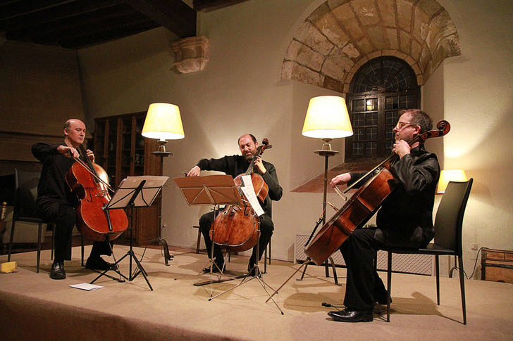La temporada de clásica de Sigüenza continúa con un brillante concierto de Cellos on BOard