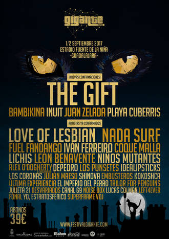 Festival Gigante cierra su cartel con la banda portuguesa "The Gift" entre sus confirmados