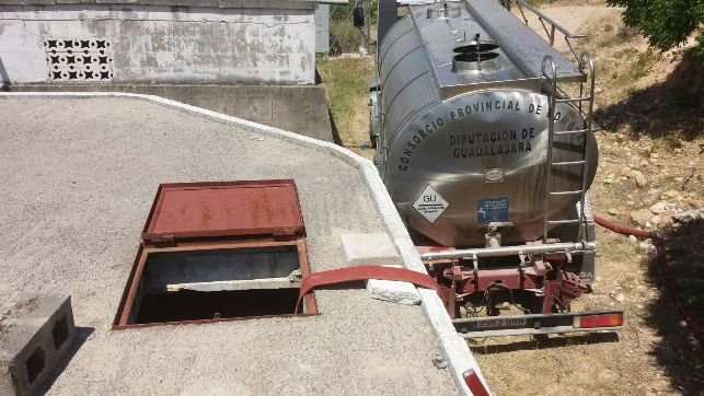 Una decena de municipios de Guadalajara están siendo abastecidos con cisternas