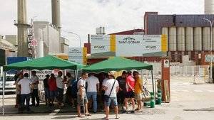 Los trabajadores de Saint-Gobain Azuqueca concluyen las primeras 4 jornadas de paros con "seguimiento masivo"