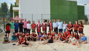 Cinco equipos azudenses han participado en el Campeonato de Espa&#241;a de Balonmano Playa