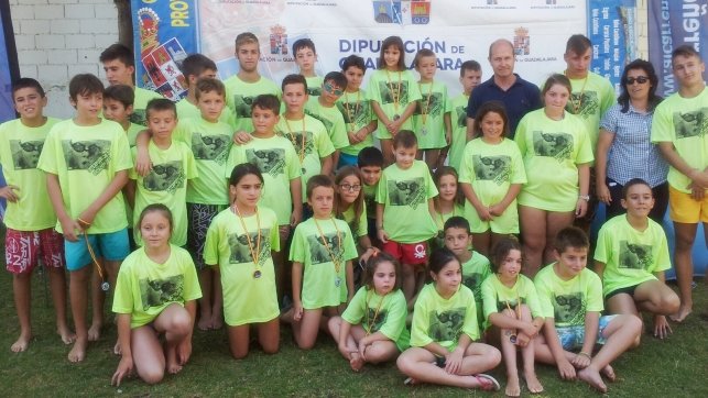El Campeonato Interpueblos de Natación continúa su desarrollo por la provincia de Guadalajara