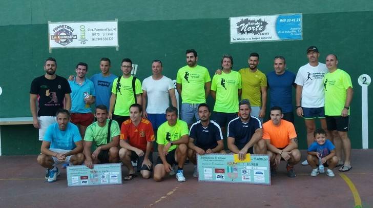 Disputada final en el II Torneo de Frontenis celebrado este sábado en El Casar