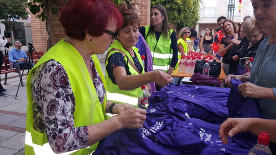Rotundo éxito de la reivindicativa Marcha Violeta nacida en Cabanillas del Campo