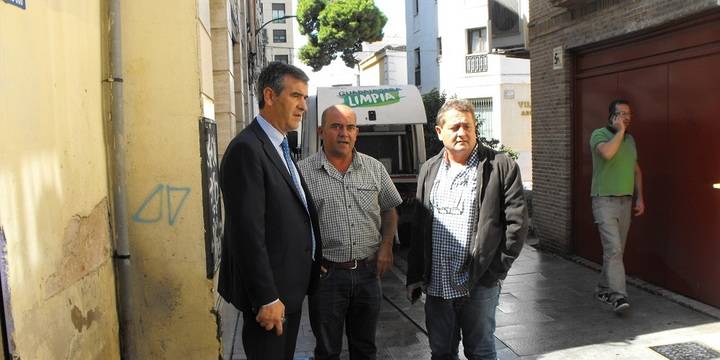Román supervisa las labores de limpieza y seguridad tras finalizar las Ferias de Guadalajara