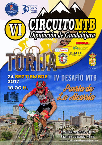 Este domingo se celebra el IV Desafío MTB de Torija, octava prueba del Circuito Diputación