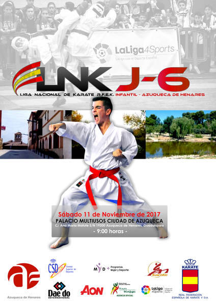 Más de 850 karatecas van a competir en Azuqueca en la segunda ronda de la Liga Nacional Infantil