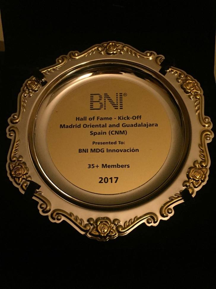 Los empresarios del grupo BNI Innovación de Guadalajara son premiados en EE.UU.