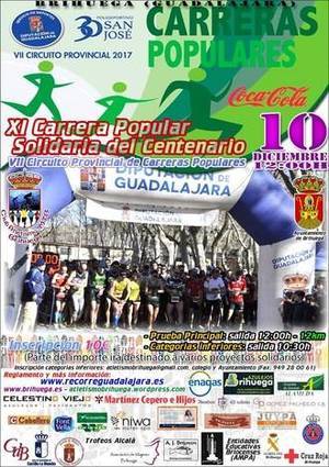 Este domingo en Brihuega, última prueba del VIII Circuito de Carreras Populares de Diputación