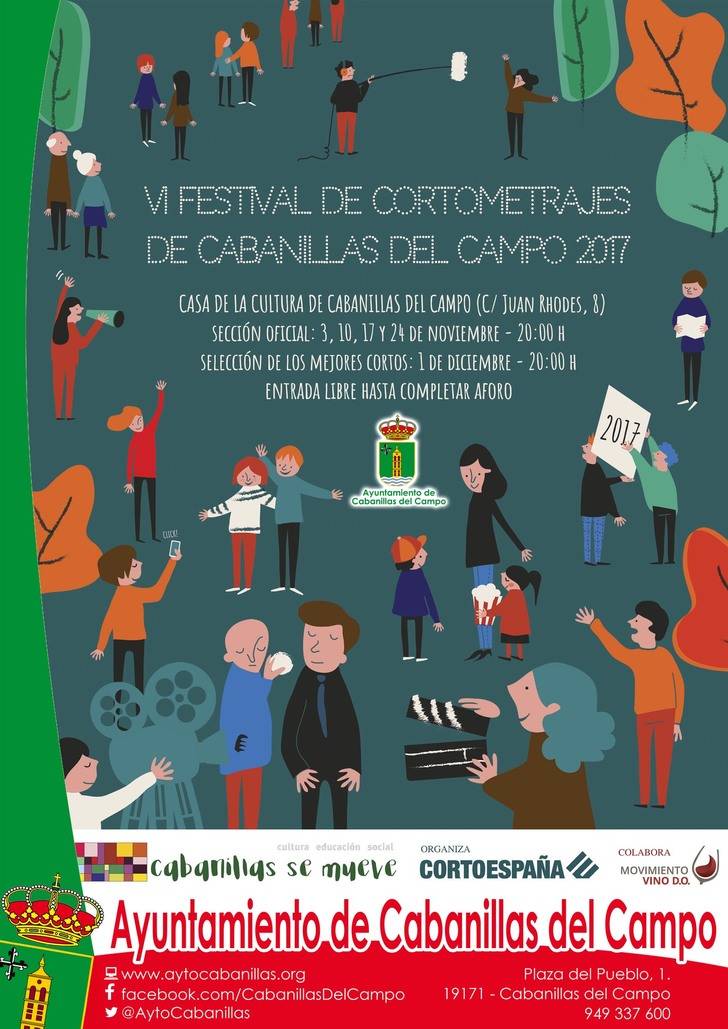 28 películas a concurso en el 6º Festival de Cortos de Cabanillas
