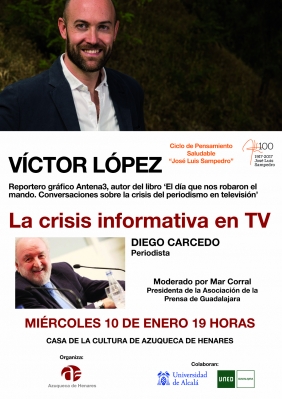 El ciclo 'José Luis Sampedro' continúa el 10 de enero con la charla 'La crisis informativa en TV'