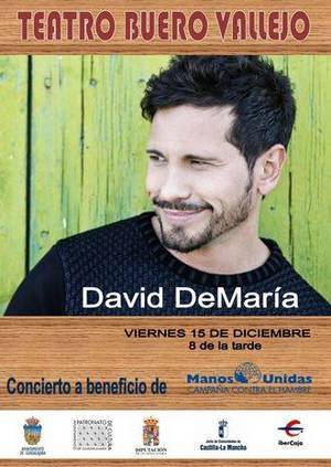 David de María protagoniza el concierto de Navidad de Manos Unidas en Guadalajara