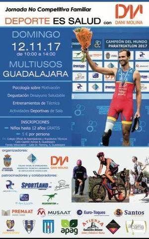 Este domingo, jornada no competitiva Deporte es Salud con Dani Molina