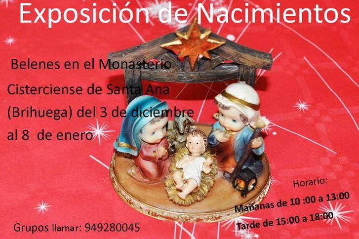 El Monasterio cisterciense de Brihuega acoge una Exposición con más de 200 belenes