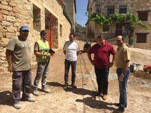 La Diputación finaliza las obras de renovación de redes y pavimentación de caminos en Galápagos, Matarrubia, Torrebeleña y La Toba