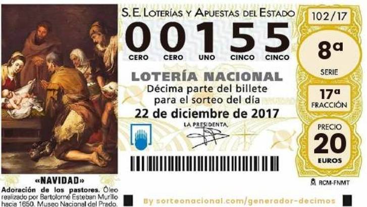 El 155, el número más demandado para el Sorteo de Navidad se vende en Castilla-La Mancha