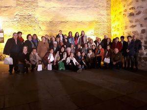Vecinos de El Casar peregrinan al Santuario del Cristo de Urda