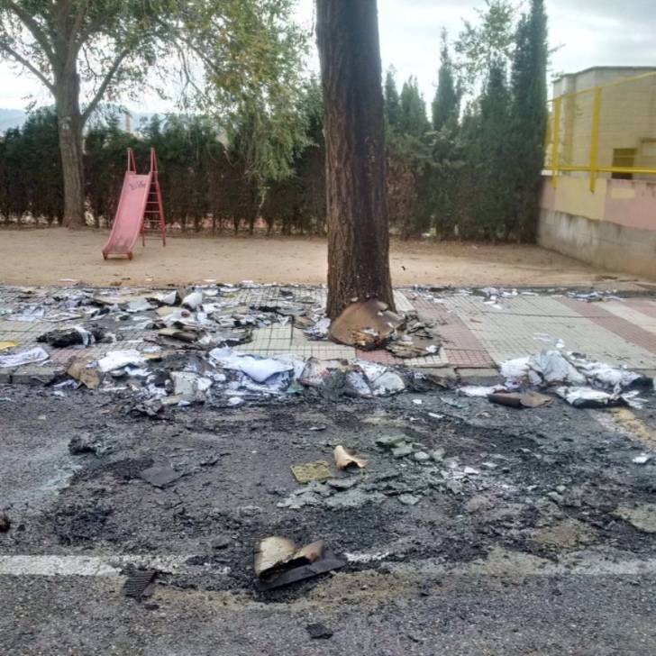 La noche de Halloween se ha saldado con numerosos actos vandálidos en Guadalajara