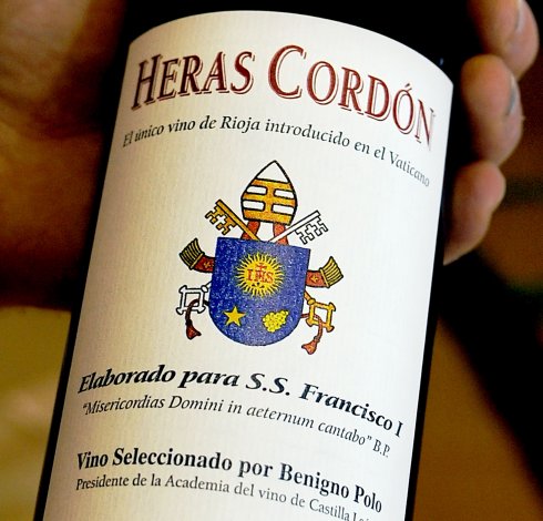 El único vino de La Rioja en el Vaticano llega al Fogón del Vallejo