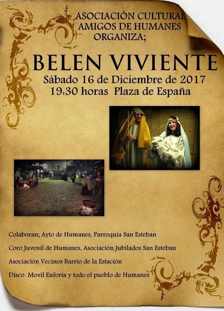 Amigos de Humanes organiza su tercer Belén Viviente
