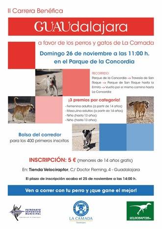 La Camada organiza su II Carrera Benéfica para ayudar a sus perros y gatos