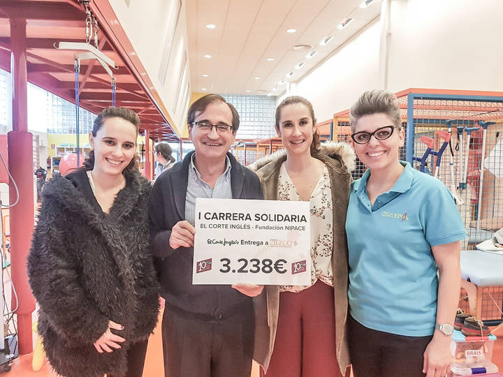 La I Carrera solidaria de El Corte Inglés y la Fundación Nipace recauda más de 3.000 euros