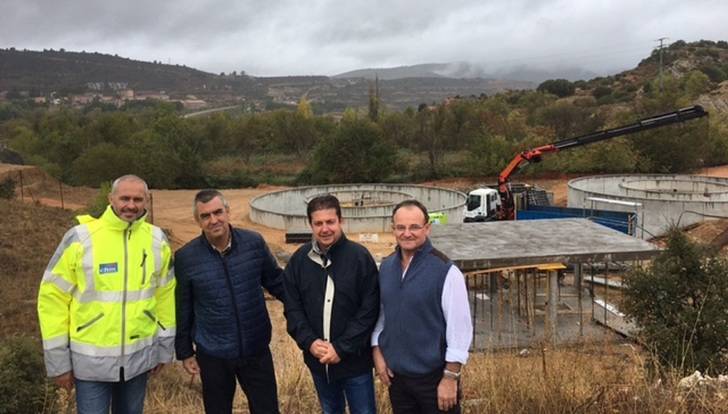 La nueva depuradora de Sacedón podrá dar servicio a una población de 6.000 habitantes una vez que sus obras han sido retomadas este año