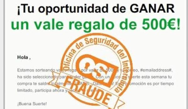 La Guardia Civil alerta contra el timo que utiliza como ganchos a El Corte Ingles, Ikea, Carrefour y Amazon