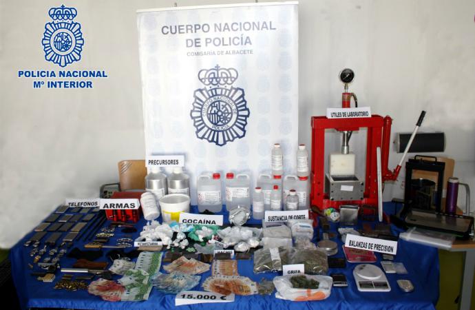 Dieciocho detenidos en una macro operación antidroga en Albacete