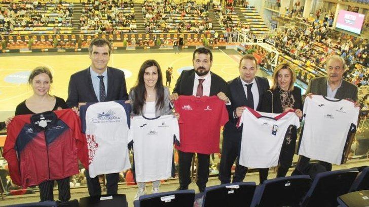 El logo de Guadalajara 'Ciudad Europea del Deporte 2018' lucirá en las camisetas de los jóvenes de CLM