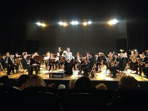 El presidente de la Diputación de Guadalajara asiste al Concierto de la Banda Provincial en Alcalá de Henares