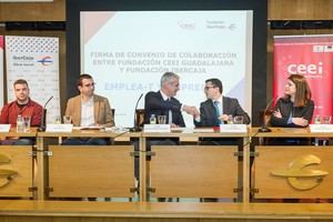 La Fundación Ibercaja renueva su colaboración con la Fundación CEEI Guadalajara para desarrollar el progrma Emplea-T y Emprende 