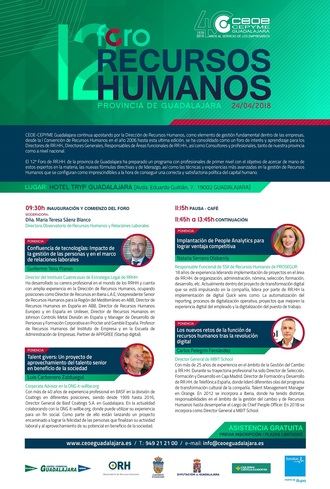 El 24 de abril se celebrará el 12º Foro de Recursos Humanos de Guadalajara